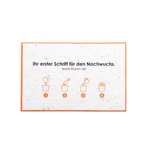 Visitenkarten aus Samenpapier - Bild 6